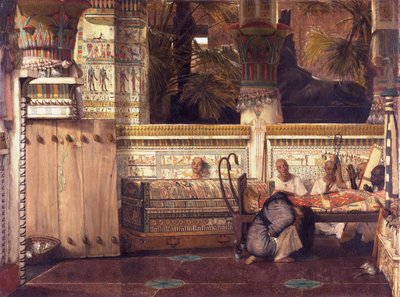 Die ägyptische Witwe von Lawrence Alma Tadema